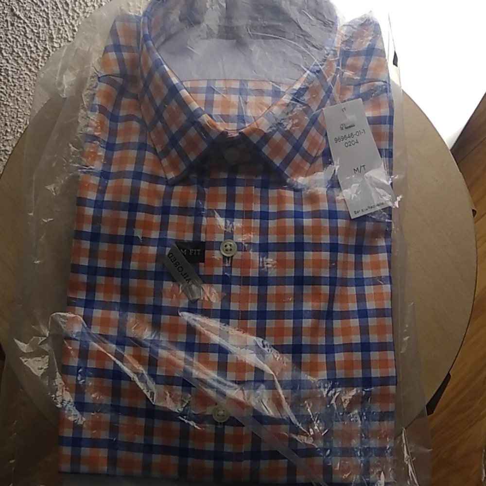 NWT LS BR slim fit tall shirt